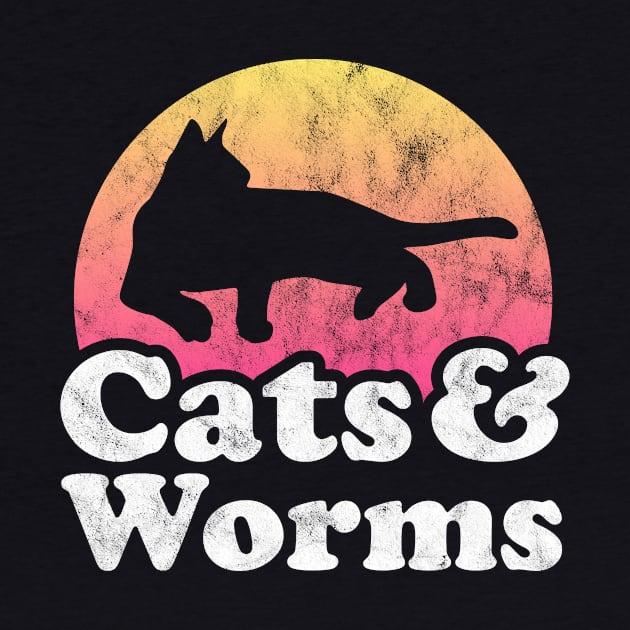 Cats and Worms Gift for Men, Women Kids by JKFDesigns